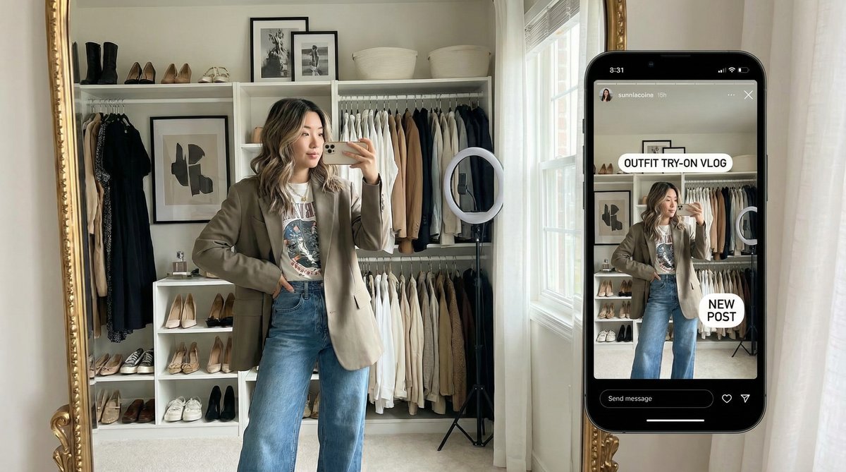 糖心vlog穿搭视频